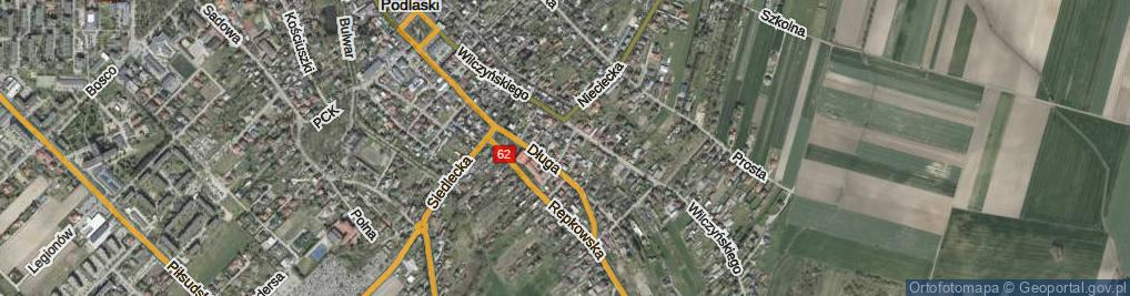 Zdjęcie satelitarne Mała ul.